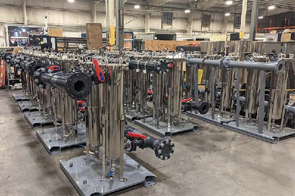 Dual Bag Filter Housing Skid