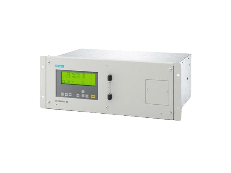 Siemens ULTRAMAT continuous gas analyzer panel for landfill gas monitoring