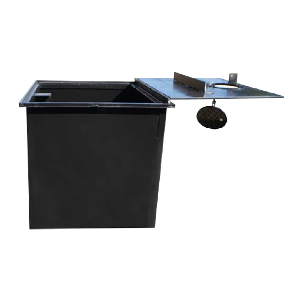 Locking well vault with double-hinged lid and chained access cover