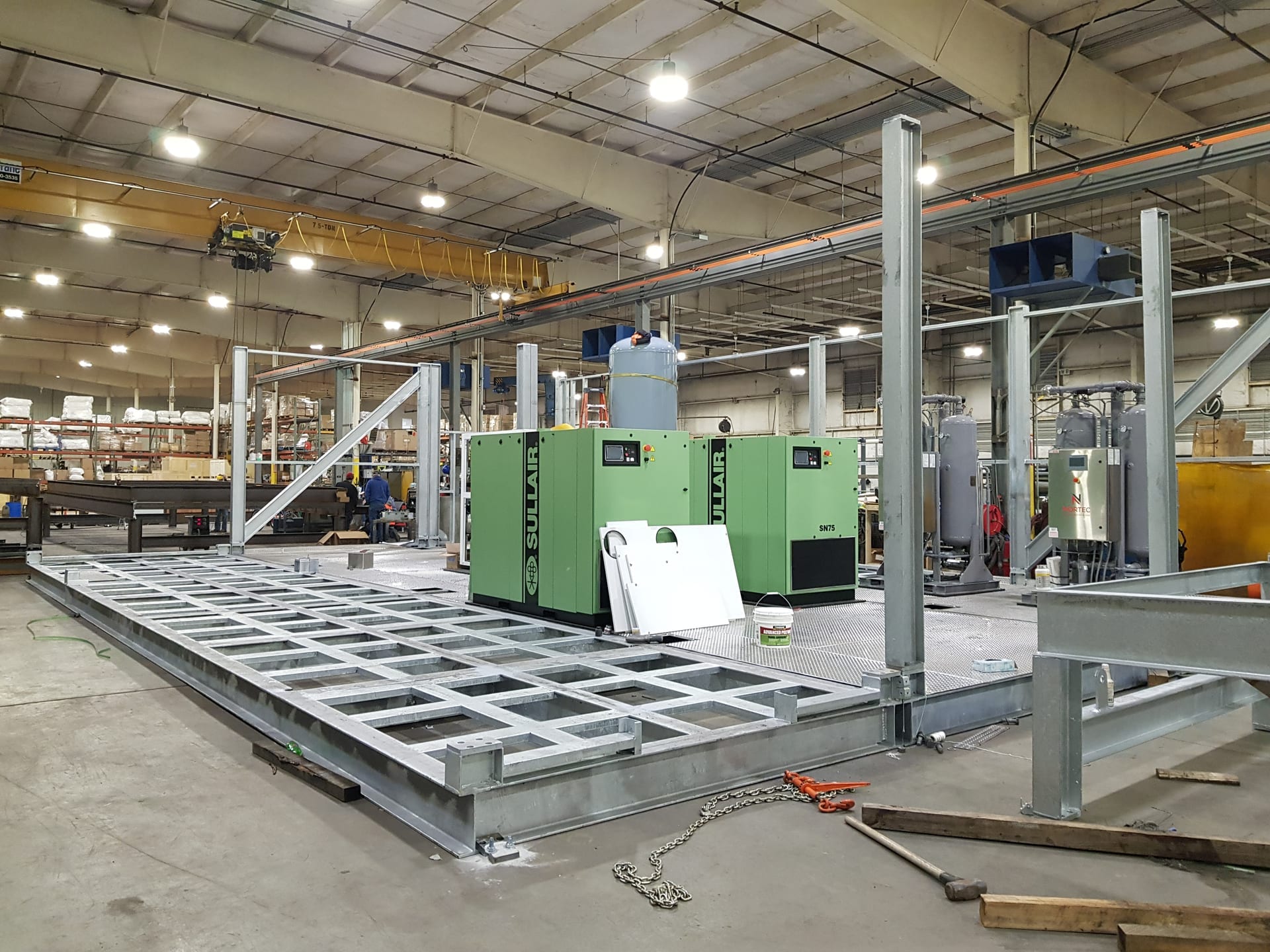 Modular Industrial Utility Building