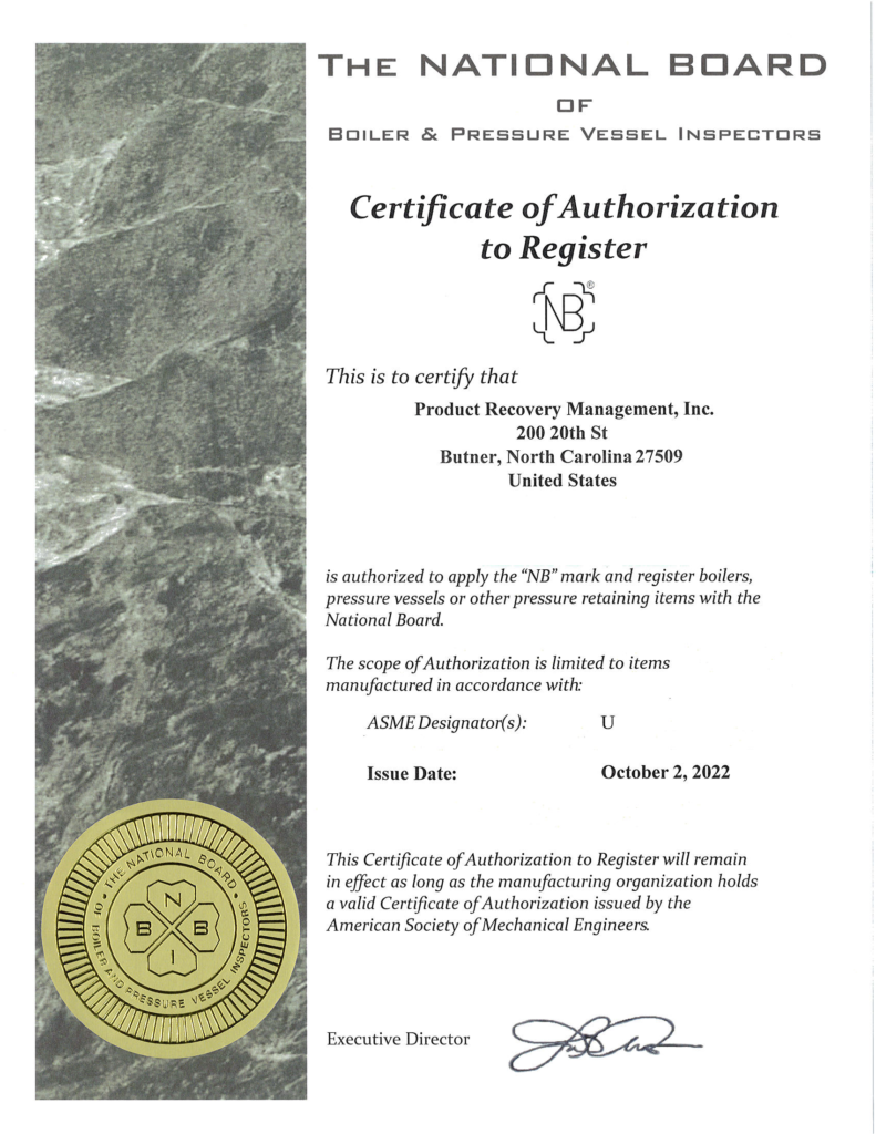 NB U-Stamp Certificate of Authorization